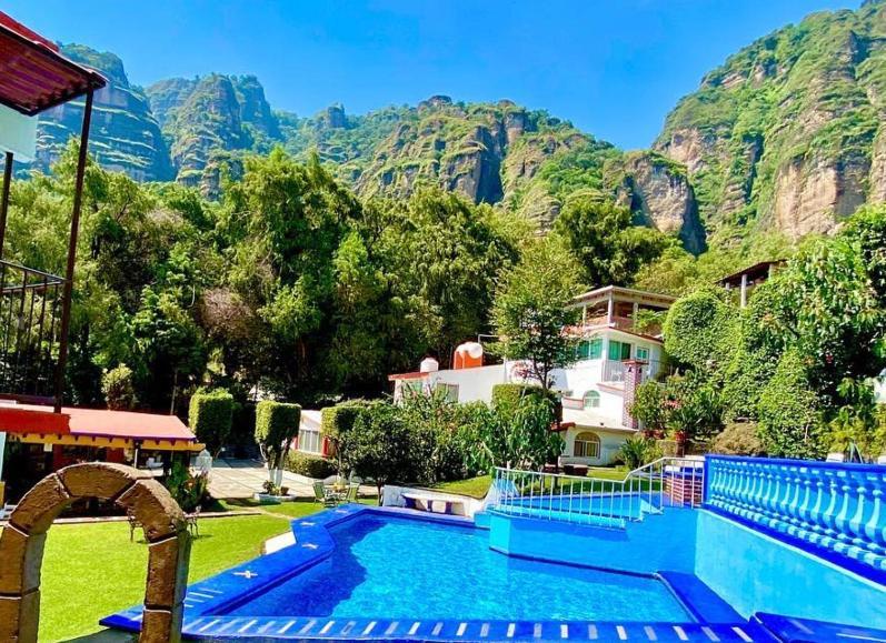 Bungalows Andrea Tepoztlán Kültér fotó